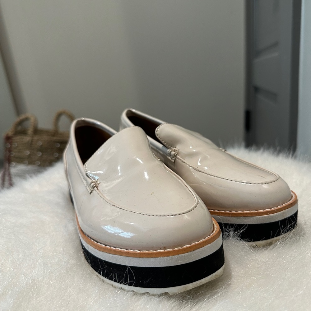 Crown Vintage Platform Patent Loafers